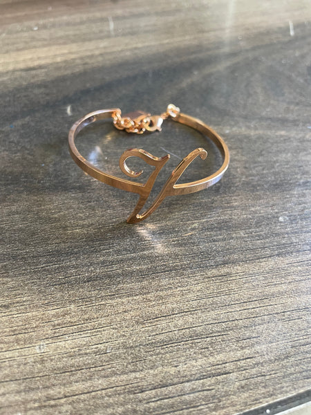 Bracciale regolabile So Glamour tre varianti colore e varie lettere