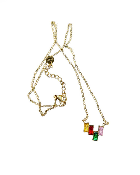 Collana Isla Bonita multi baquette    tre varianti colore