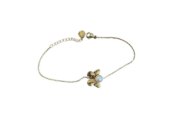 Bracciale farfalla con perla due varianti colore