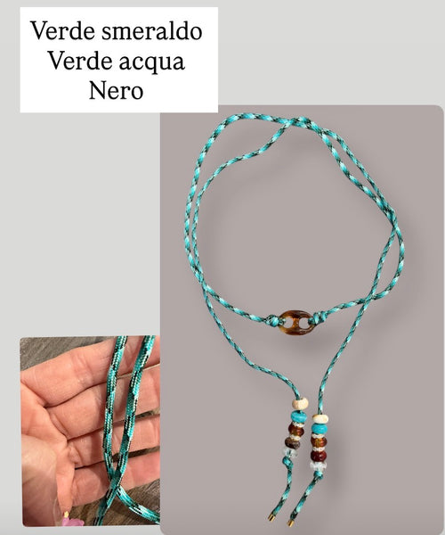Collana Marine Florida centrale chain Ambra in vari colori