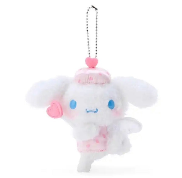 Portachiavi e applique borsa Pimp your Bag Cinnamorol Angel cuore   in peluche