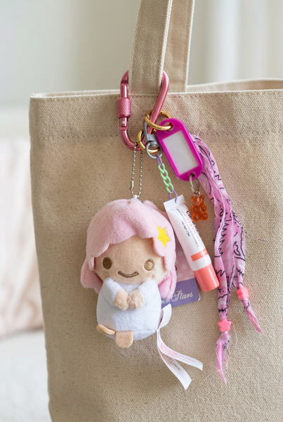 Portachiavi e applique borsa Pimp your Bag in peluche