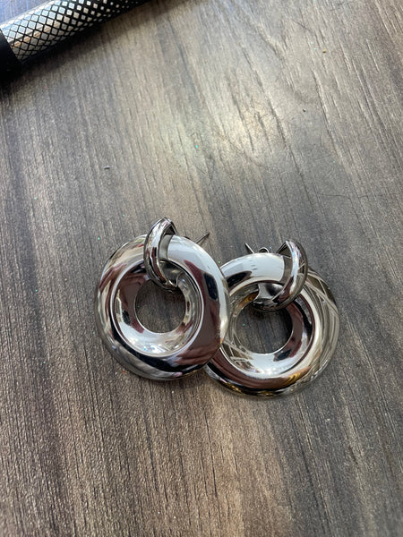Coppia orecchini Chain tonda due varianti colore