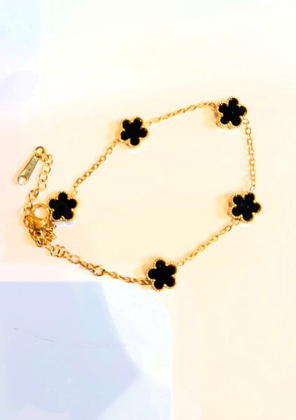 Bracciale fiorellino  vari colori fiore variante piccina