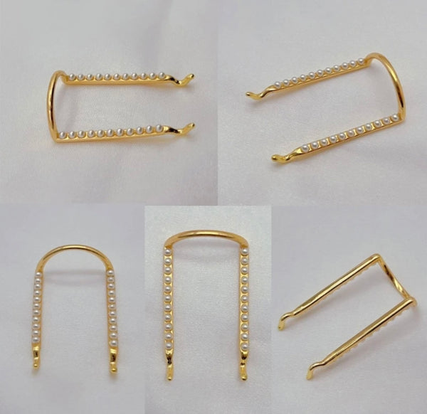Shaper micro perle  gioielli per il viso face jewels 
orecchino per il naso setto nasale
Bridge clip non serve avere il buco