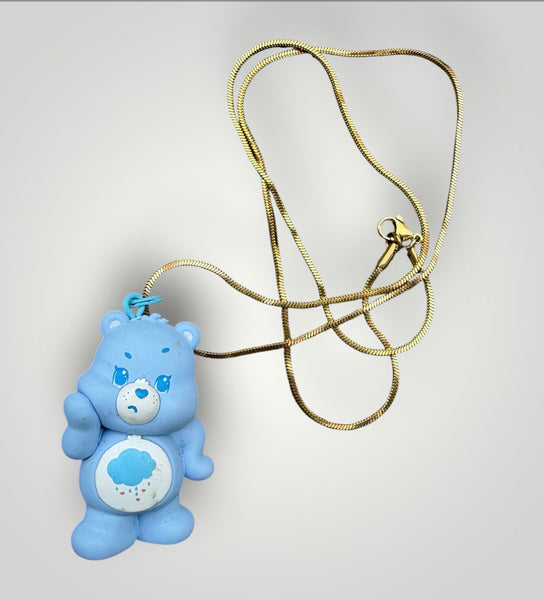 Collana orsetto del Cuore catenina 60 cm vari colori