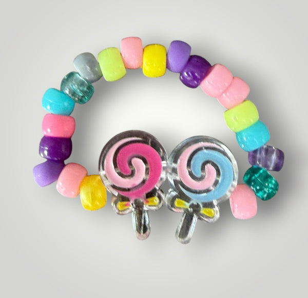 Bracciaie Colors pony Beads double lollypops vari colori