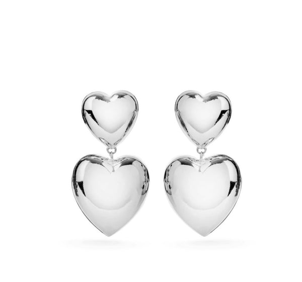 Coppia orecchini Botteguccia cuore Double