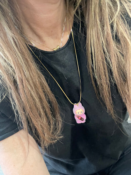 Collana Labubu coca cola vari colori e due lunghezze