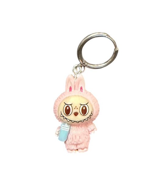 Mono orecchino Labubu con bibita vari colori