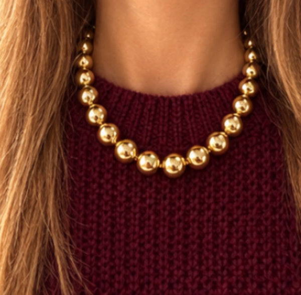 Collana Sabrina bubbles sfere grandi
