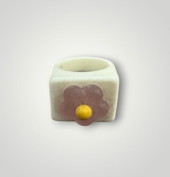 Anello resina fiore l’anello sceglie dove andare vari colori