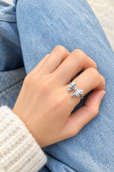 Anello Parigi fiocco Mini