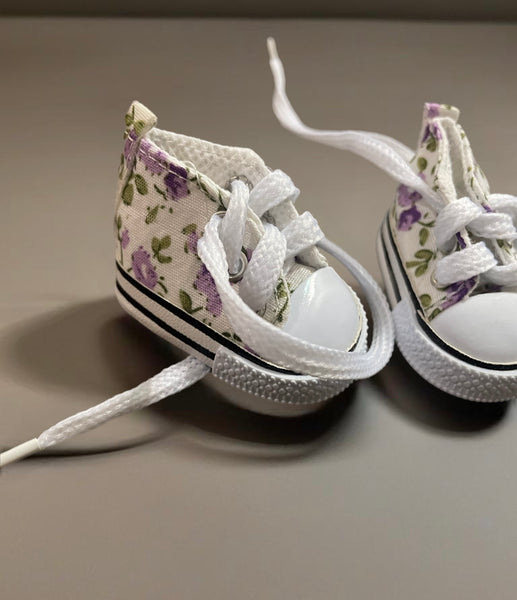 Sneackers fiori  per  Labubu e monchichi
