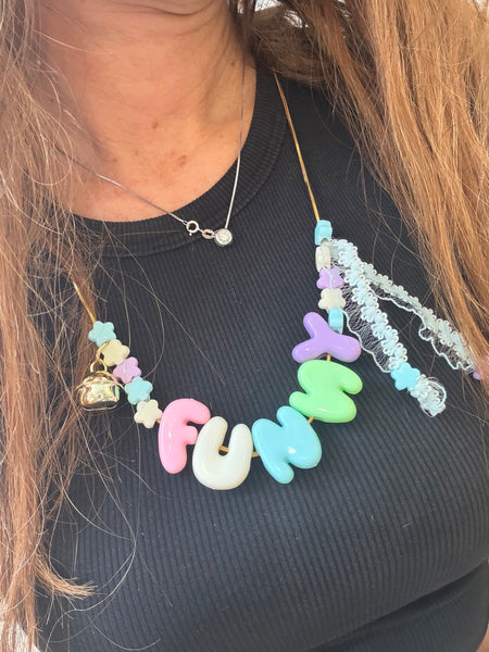 Collana Colors  con scritta varie scritte