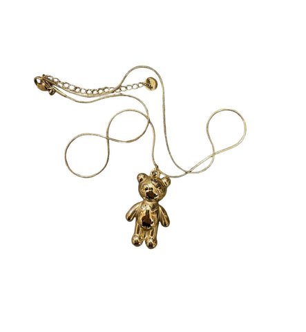 Collana teddy bear orsacchiotto due varianti colore