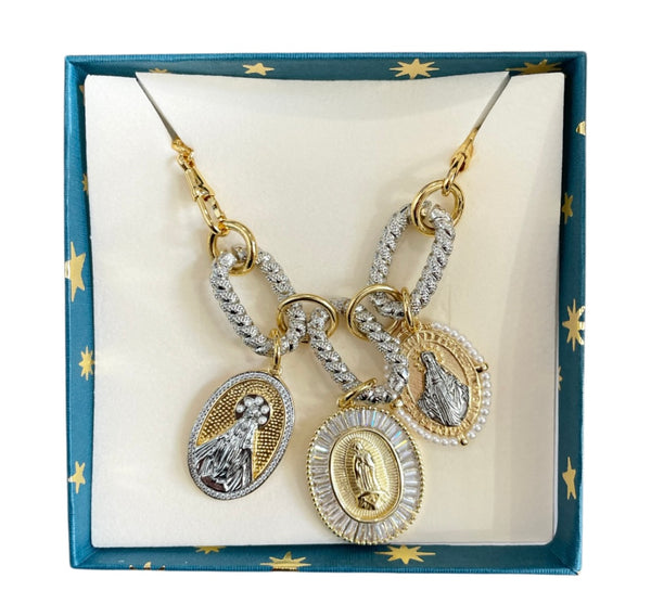 Collana principessa glam Holy Mary Double