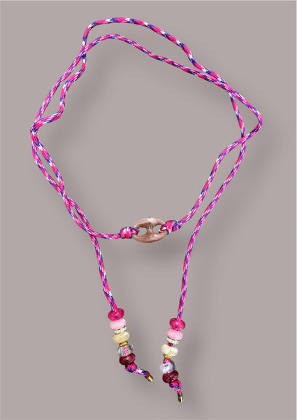 Collana Marine Florida centrale chain rosa antico marmorizzato   in vari colori