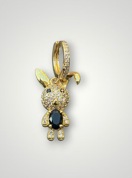 Mono orecchino bunny coniglietto vari colori