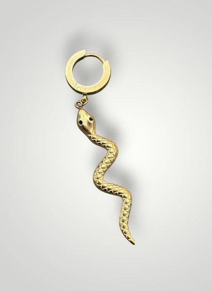 Mono orecchino serpente lungo