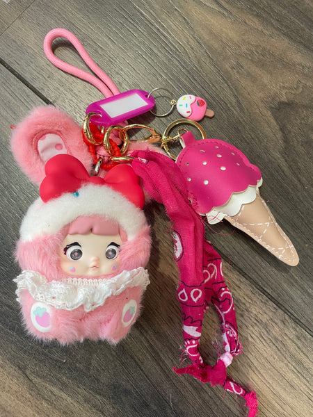 Pimp your Bag Baby Nommi Sweetheart Bunny series Strawberry  Cream