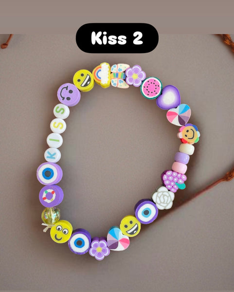 Cavigliera multi charms smile fruit parolina vari colori