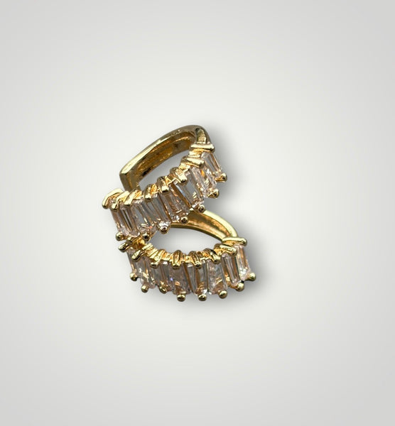 Earcuff Isla Bonita Crystal Double zig due varianti colore