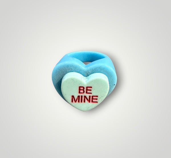 Anello resina cuore be mine l’anello sceglie dove andare vari colori