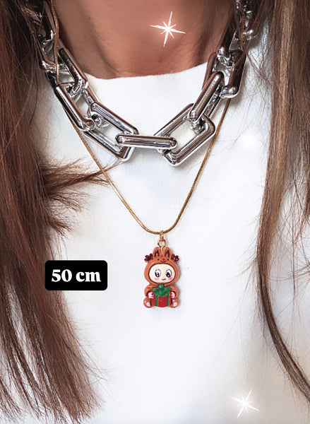 Collana  labubu Christmas edition Natale vari sogetti
