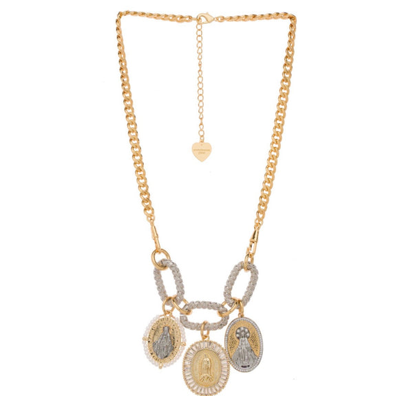 Collana principessa glam Holy Mary Double