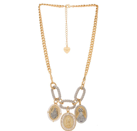 Collana principessa glam Holy Mary Double
