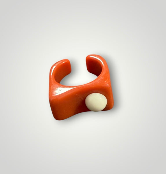 Anello resina con pois colorato l’anello sceglie dove andare vari colori