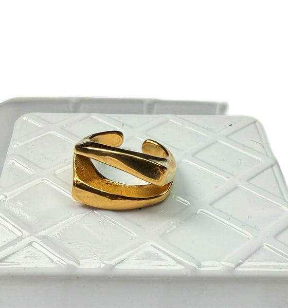 Anello Rita effetto doppio