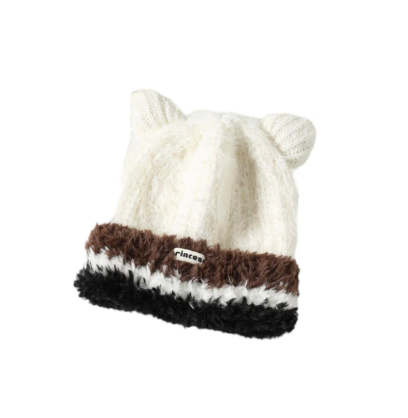 Berretto cappello cuffia orecchie da gatto vari colori