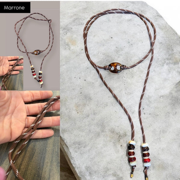 Collana Marine Florida centrale chain Ambra in vari colori