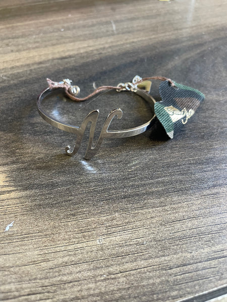 Bracciale regolabile So Glamour tre varianti colore e varie lettere