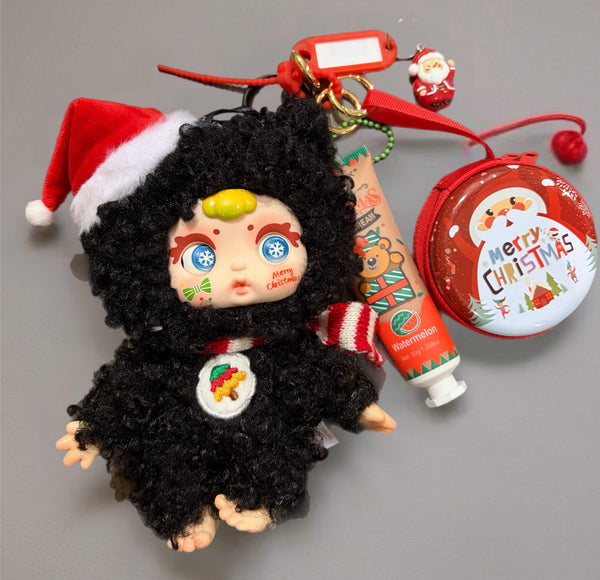 Pimp your bag   serie Christmas gattino nero