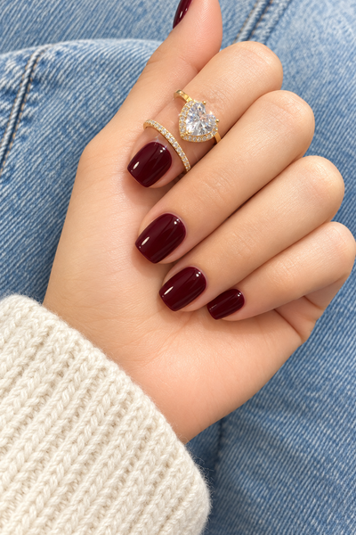 Anello Melory per unghia crystal cuore diadema