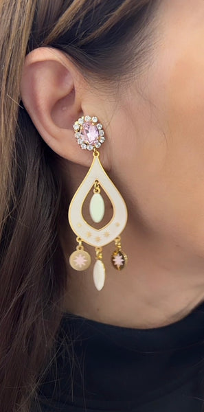 Coppia orecchini principessa Glam Gipsy Almond