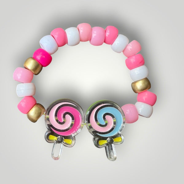 Bracciaie Colors pony Beads double lollypops vari colori