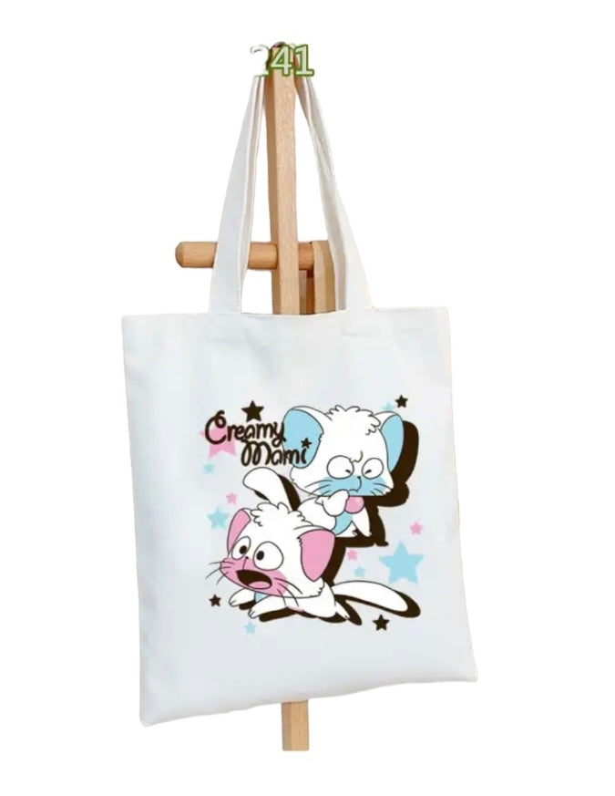 Canvas Bag Creamy Mami Posi e Nega