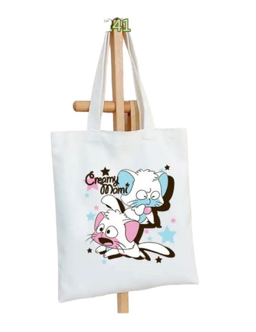 Canvas Bag Creamy Mami Posi e Nega