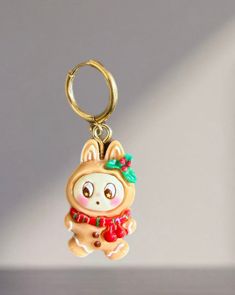 Mono orecchino labubu Christmas edition Natale vari sogetti