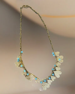 Collana gitana vuoti e crystal vari colori