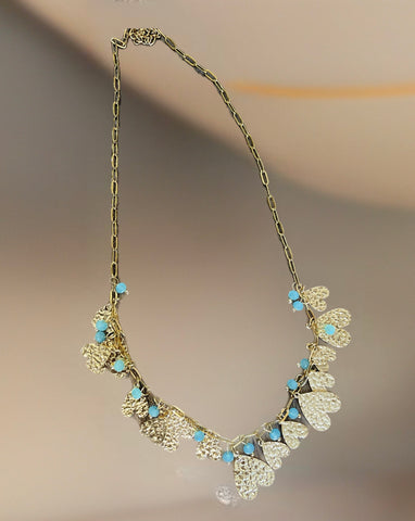 Collana gitana vuoti e crystal vari colori