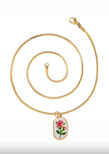 Collana Love Little Italy retro’ Flower vari disegni