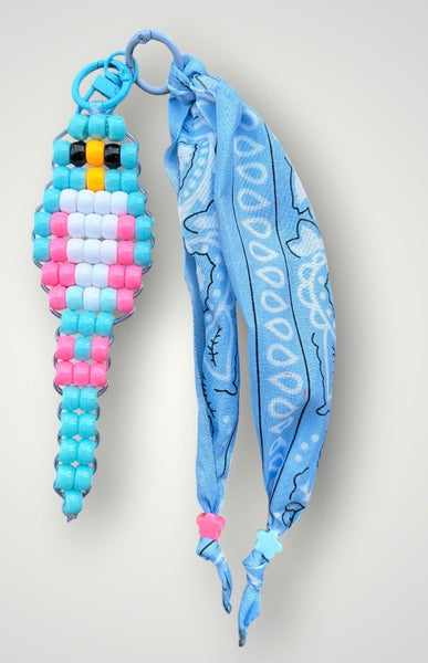 Pimp your bag Colors keychain pappagallo colorato pony Beads Vari utilizzi e vari colori