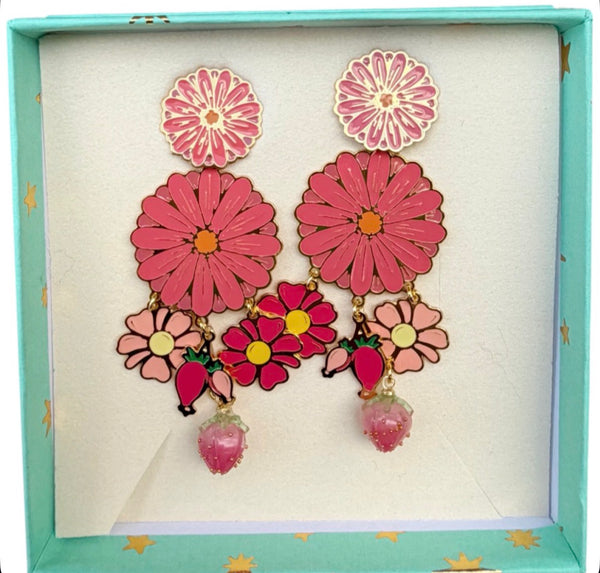 Coppia orecchini principessa glam Secret Garden Primula
