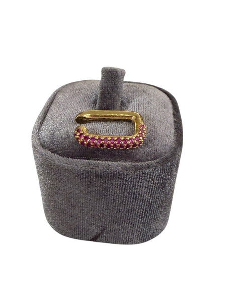 Earcuff orecchino no buco ovale