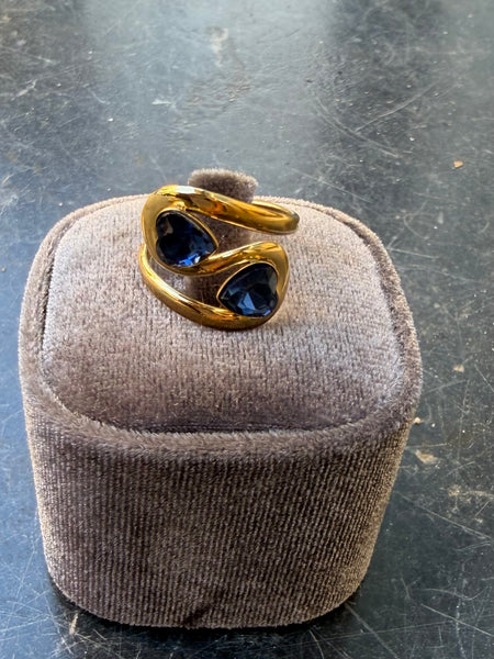 Anello delle isole doppio cuore Ibiza